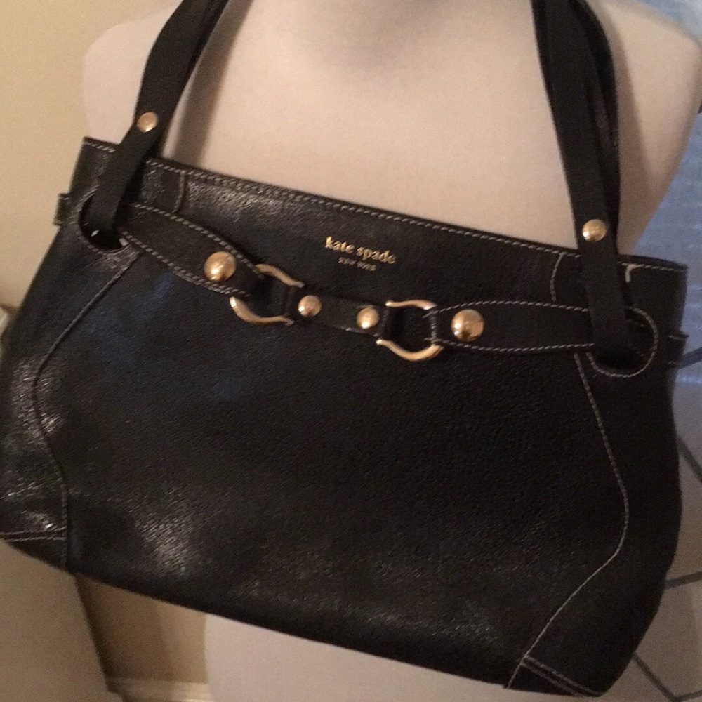 Kate spade black leather purse
